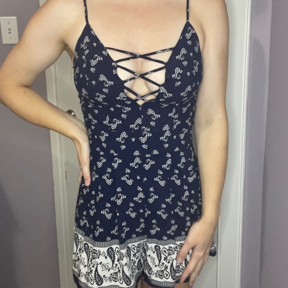 Blue romper Resortwear - Picture 5 of 7